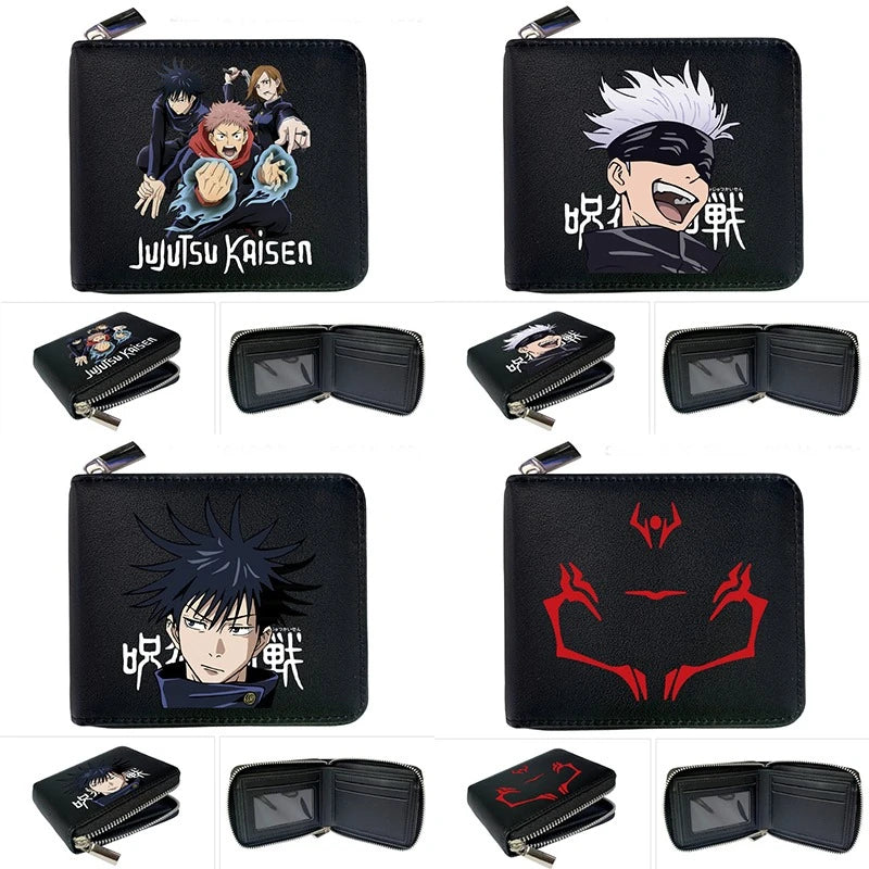 Jujutsu Kaisen High Quality PU Leather Large Capacity Wallets
