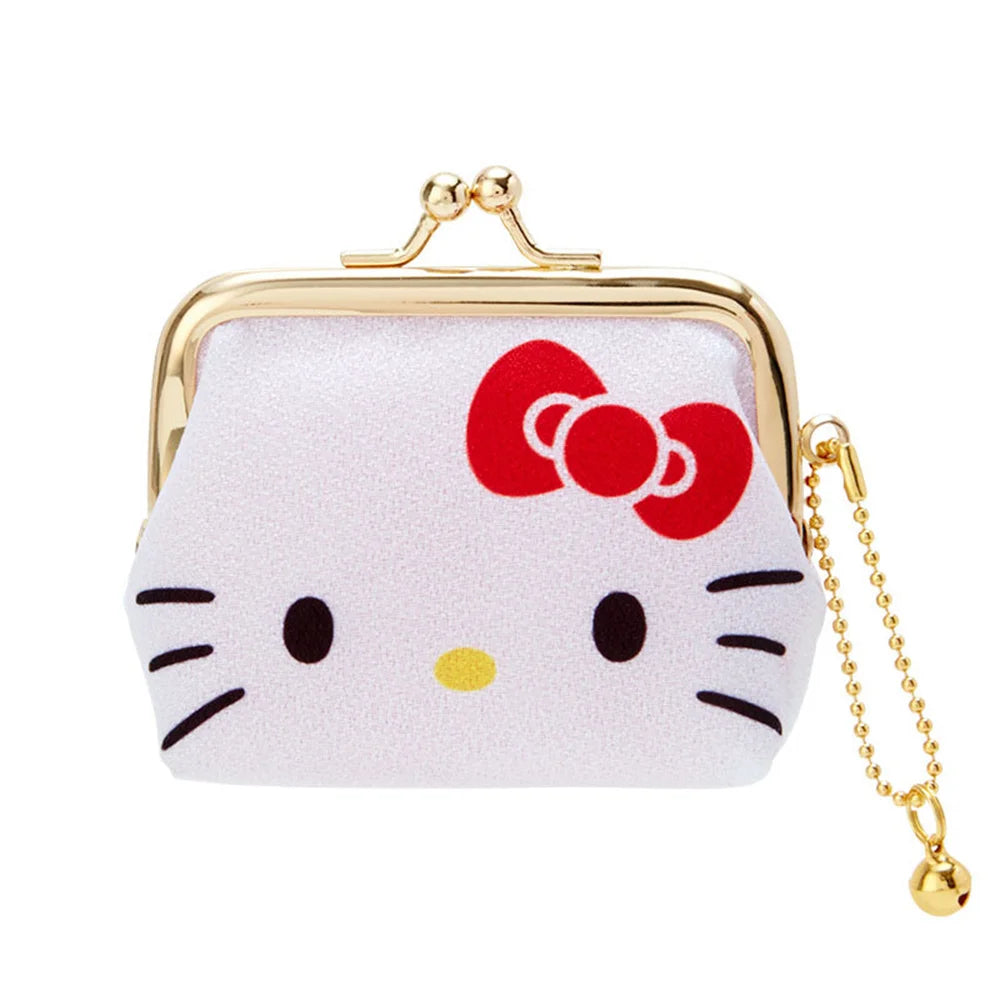 Hello Kitty Mini Zero Wallet Kawaii Kuromi Cinnamoroll My Melody Keyring Multifunctional Card Bag