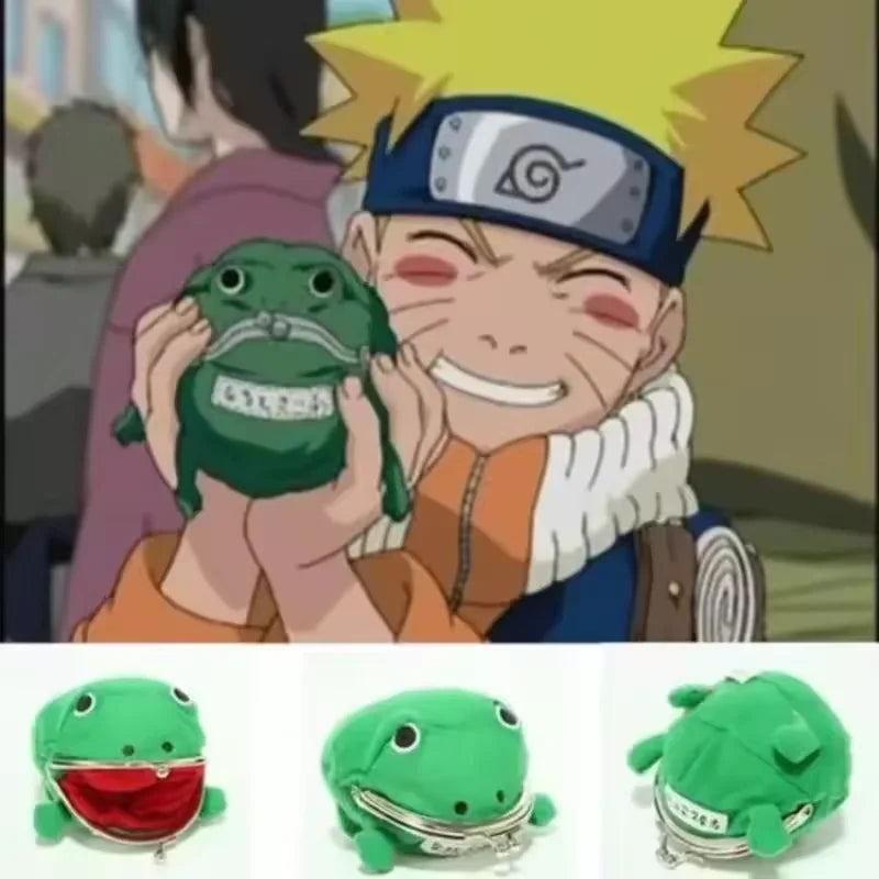 Naruto Frog Wallet Coin Purse Key Chain