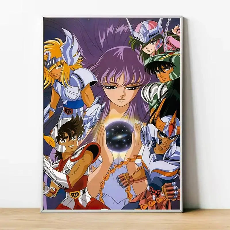 Saint Seiya Gold Saints Anime Canvas Poster  Home  Room Decor Wall Art Painting