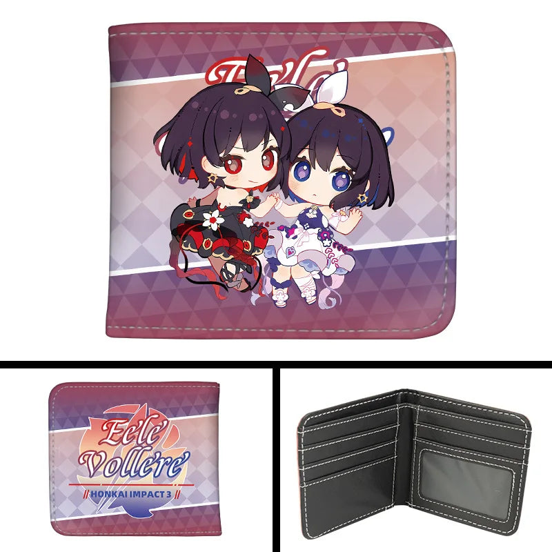 New Kimetsu No Yaiba Fashion Anime Cartoon Wallets Demon Slayer Kamado Nezuko Coin Purses Handbag Casual Card Kids Birthday Gift