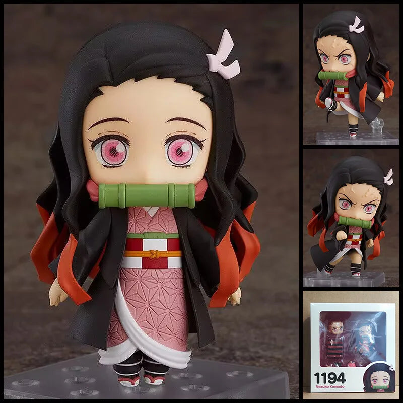 Poseable Figure Anime Collectible: Demon Slayer Nezuko Kamado, Jujutsu Kaisen Gojo Satoru Clay