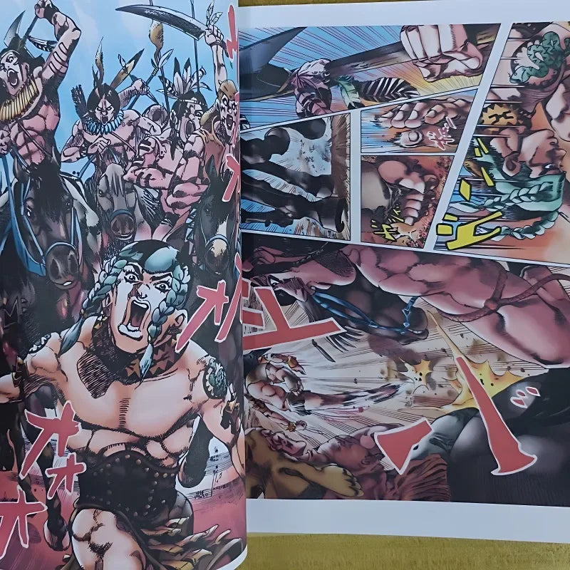 JOJO's Bizarre Adventure Part 7 Steel Ball Run Vol.1-3 Manga Book Japanese Youth Comic Books English Version