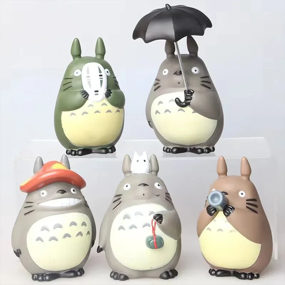 Totoro Figure 5pcs Mini Statues