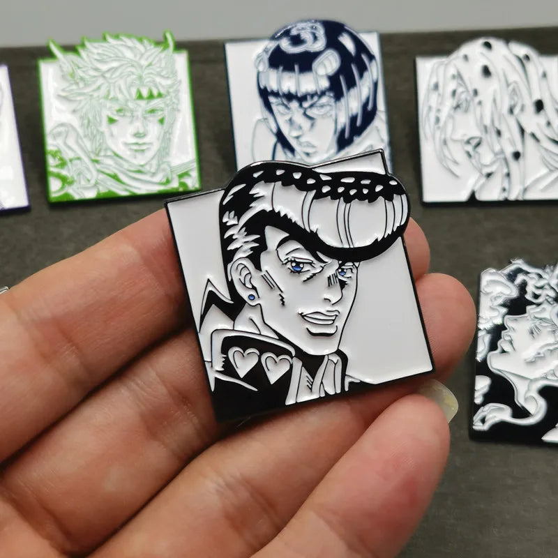 JoJo's Bizarre Adventure Enamel Pin - Metal Badge Brooch Anime Jewelry