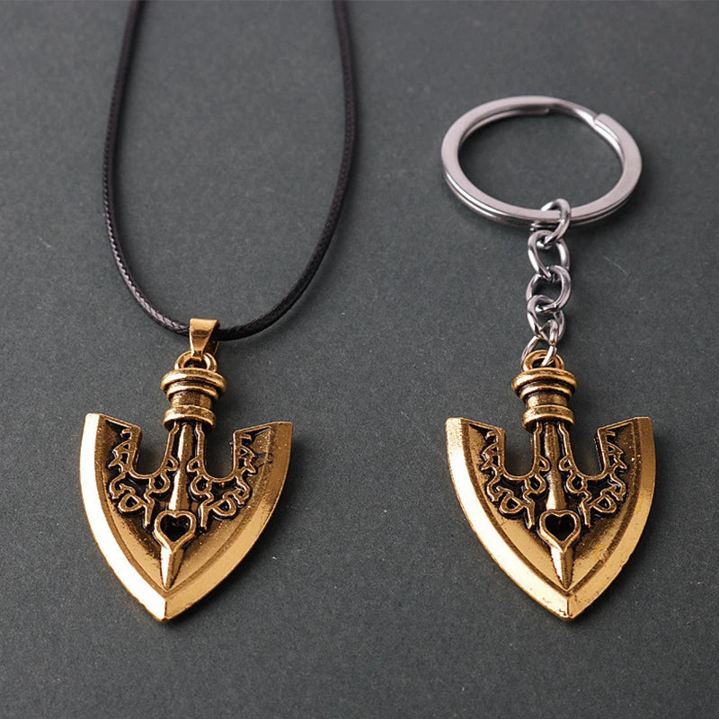 JoJo's Bizarre Adventure Kujo Jotaro Arrow Necklace - Metal Pendant Chain