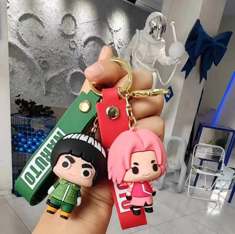 NARUTO Anime PVC Keychain - Character Figures Bag Accessory