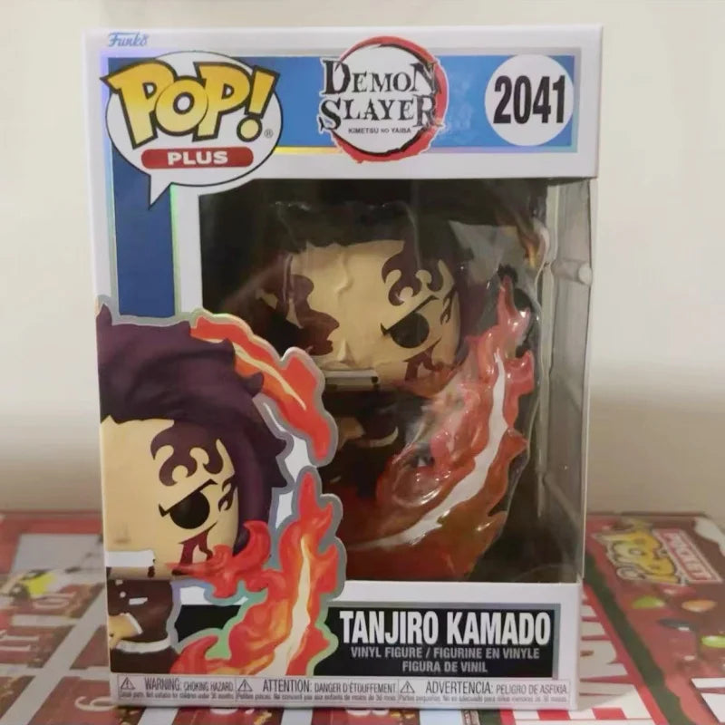 Demon Slayer Tanjiro Kamado (Dancing Fla) #2041 Funko Pop Action Doll 4.6In Vinyl Sculpture Limited Collection Kids Gift Toys