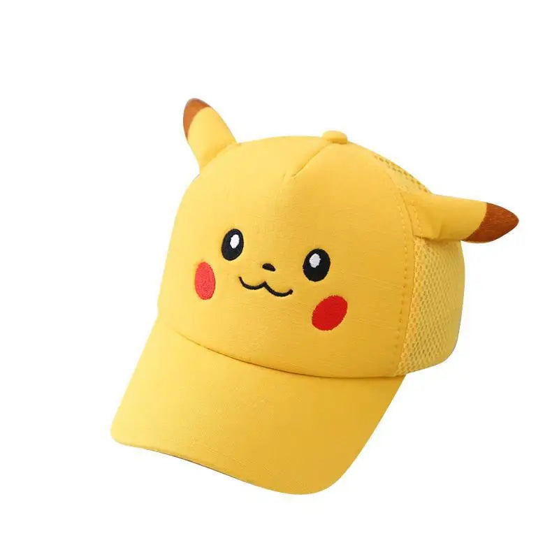 Pokemon Kids Cap with Pikachu Face and Ears