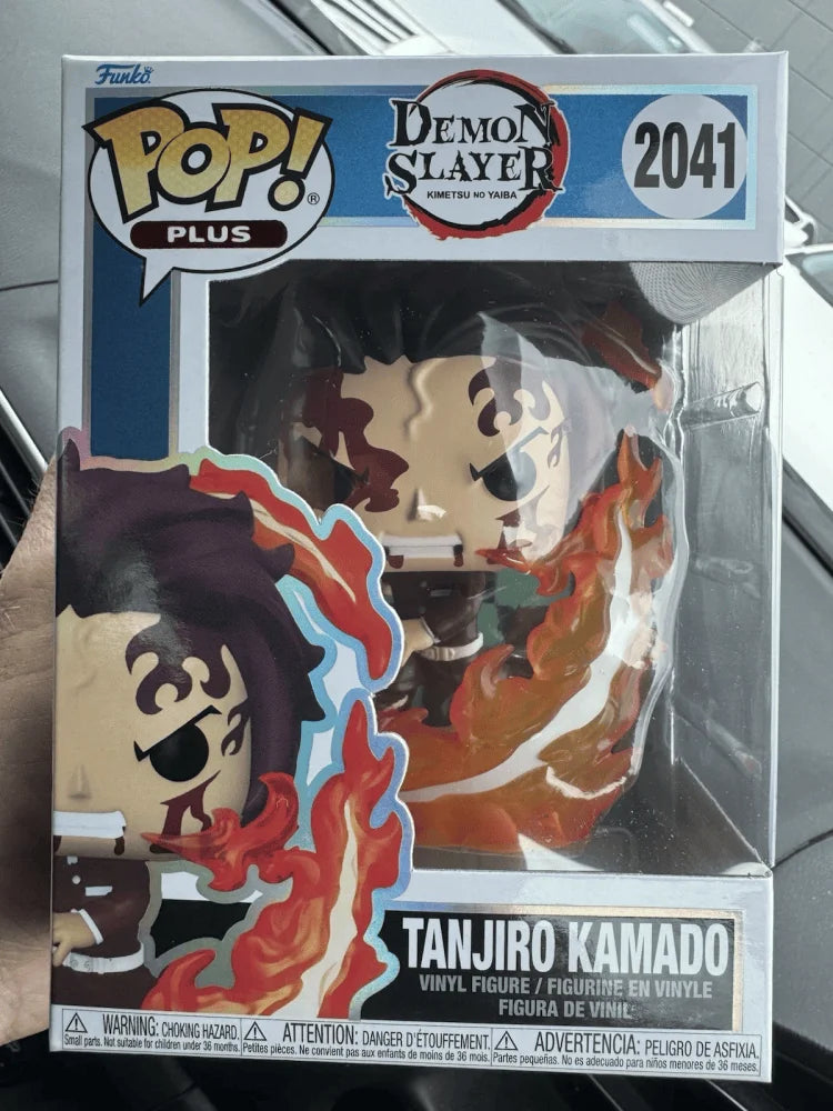 Demon Slayer Tanjiro Kamado (Dancing Fla) #2041 Funko Pop Action Doll 4.6In Vinyl Sculpture Limited Collection Kids Gift Toys