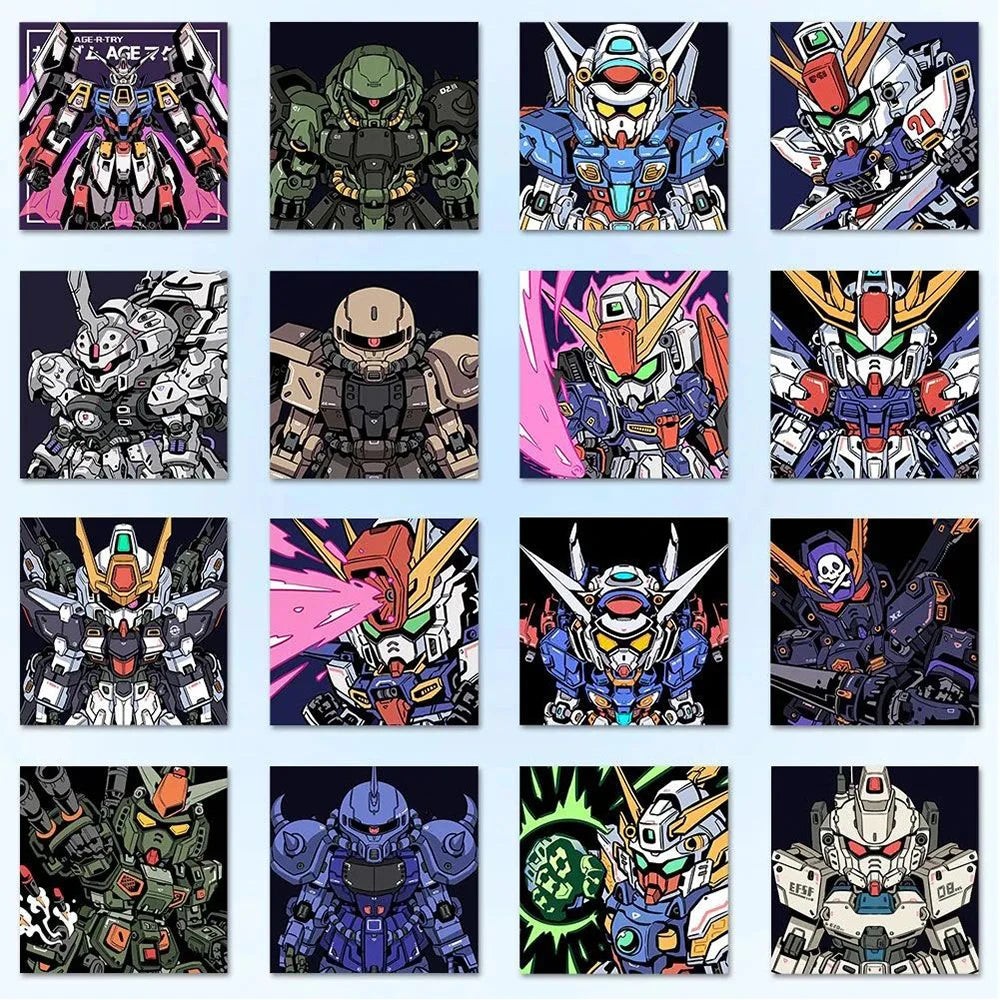 GUNDAM Stickers 10/30/63pcs