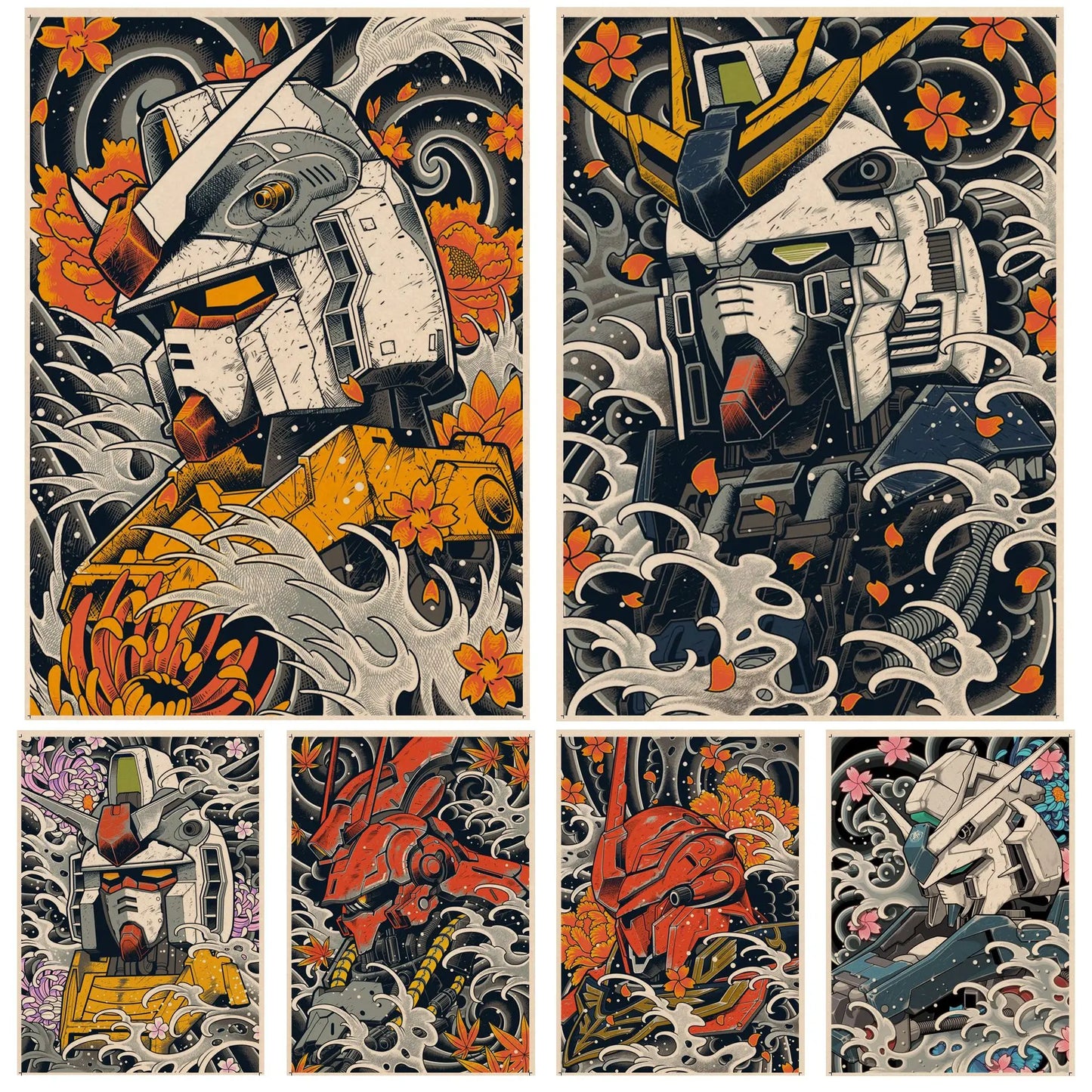 Gundam Art Posters