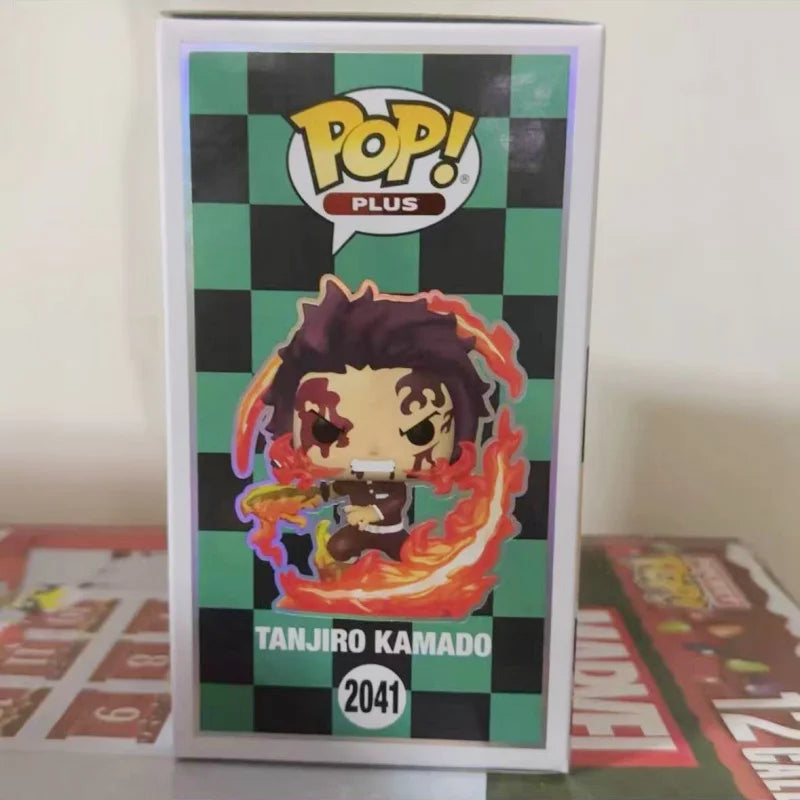 Demon Slayer Tanjiro Kamado (Dancing Fla) #2041 Funko Pop Action Doll 4.6In Vinyl Sculpture Limited Collection Kids Gift Toys