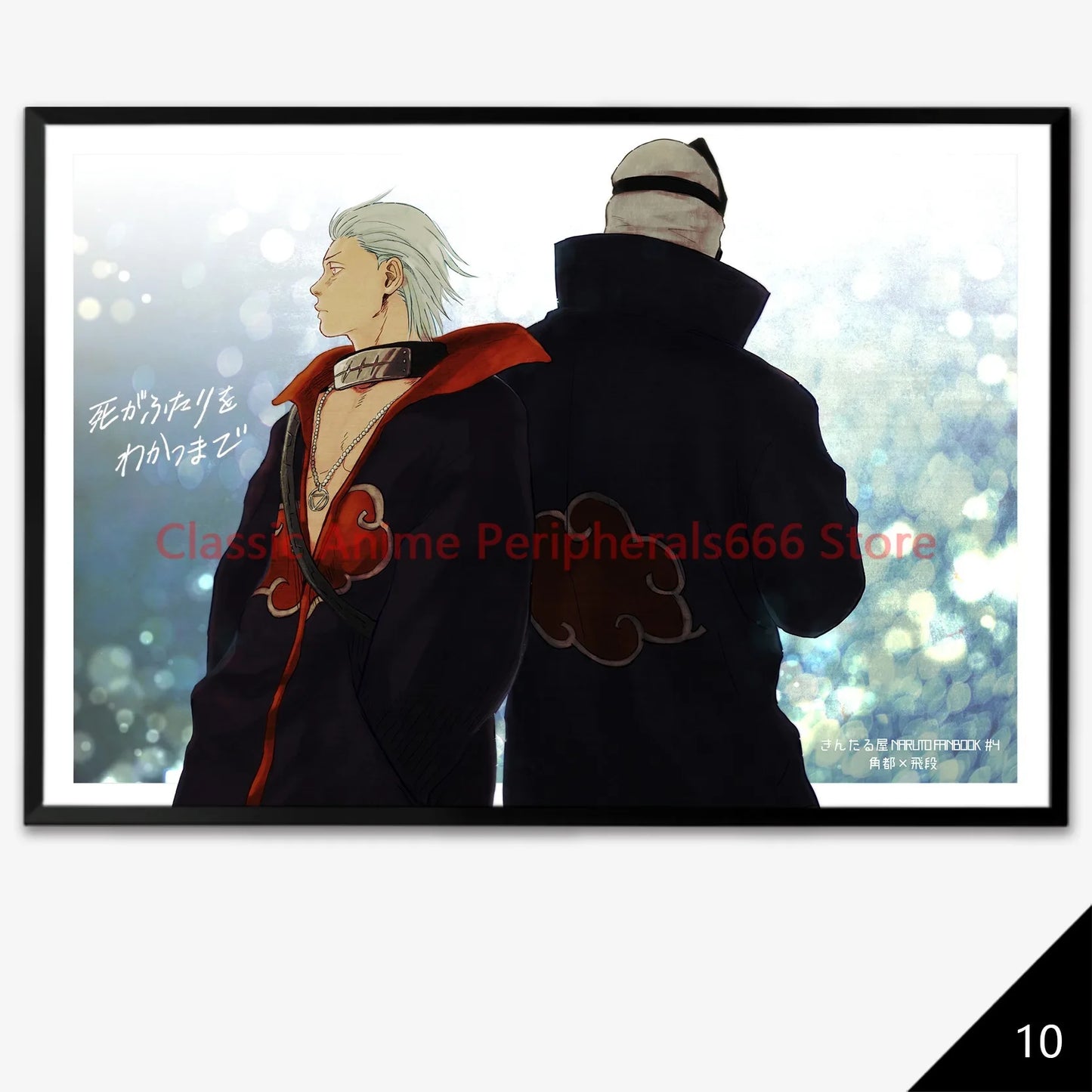 NARUTO Anime Poster - Sasuke & Team 7 Wall Art for Bedroom Decor