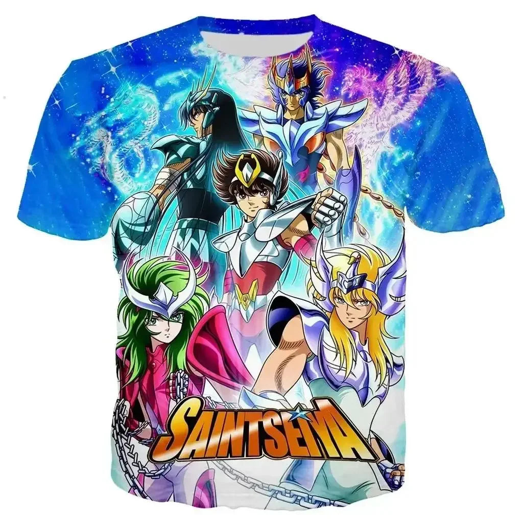 Saint Seiya Men Women Children 3d Print T Shirt