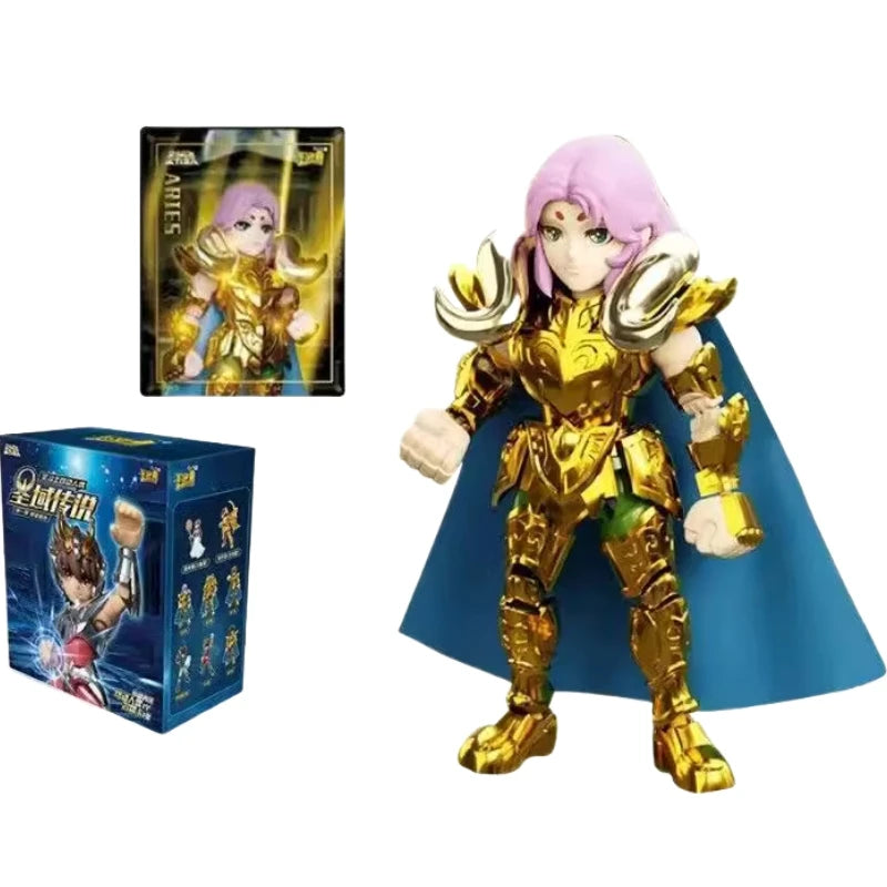 Saint Seiya Building Blocks Sanctuary Legend 1 Pegasus Athena Aries Leo Movable Assembly Model Kit