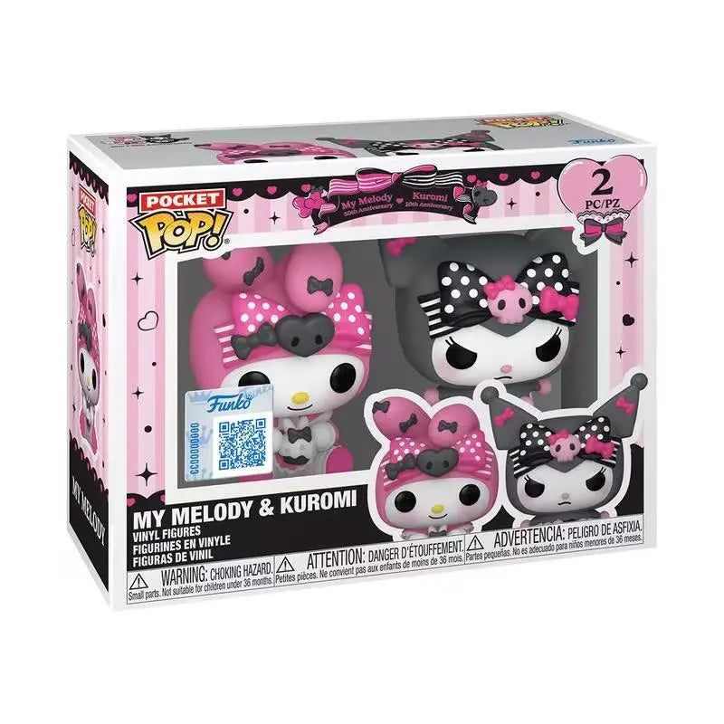 Funko Pop Hello Kitty Series Vinyl Figure Gamer Kuromi #117 Christmas Hello Kitty My Melody Kawaii Action Figures Children Gifts