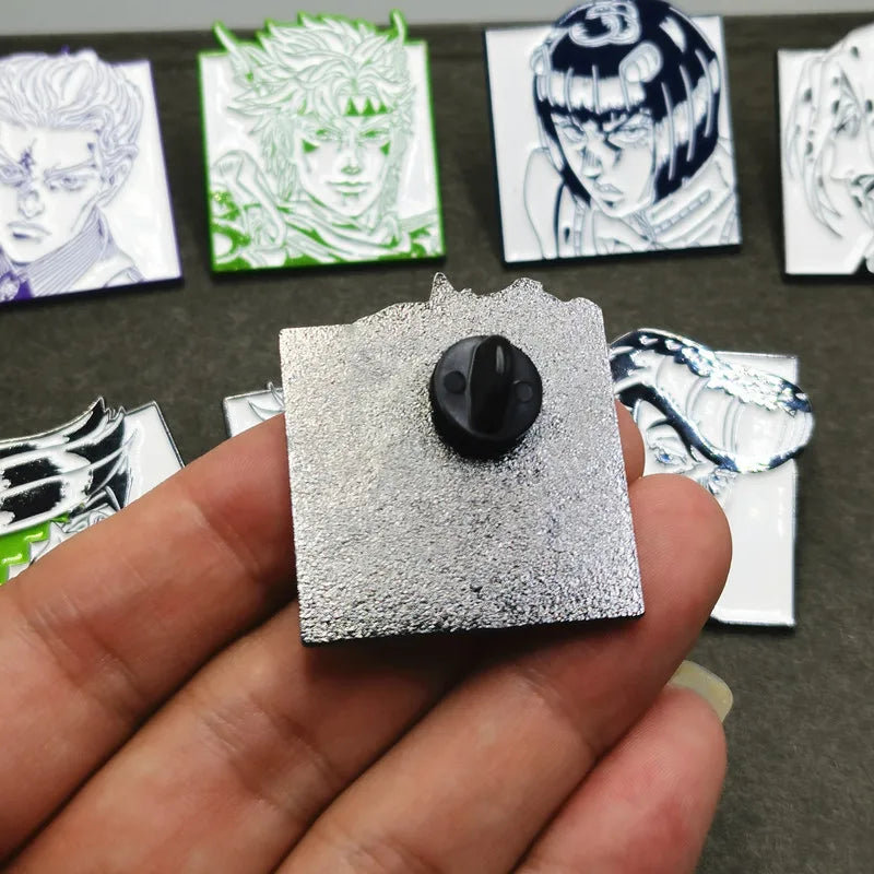 JoJo's Bizarre Adventure Enamel Pin - Metal Badge Brooch Anime Jewelry