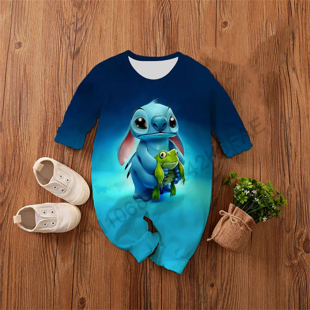 Baby Romper 0-4 Years Cotton, Poly mix Lilo & Stitch