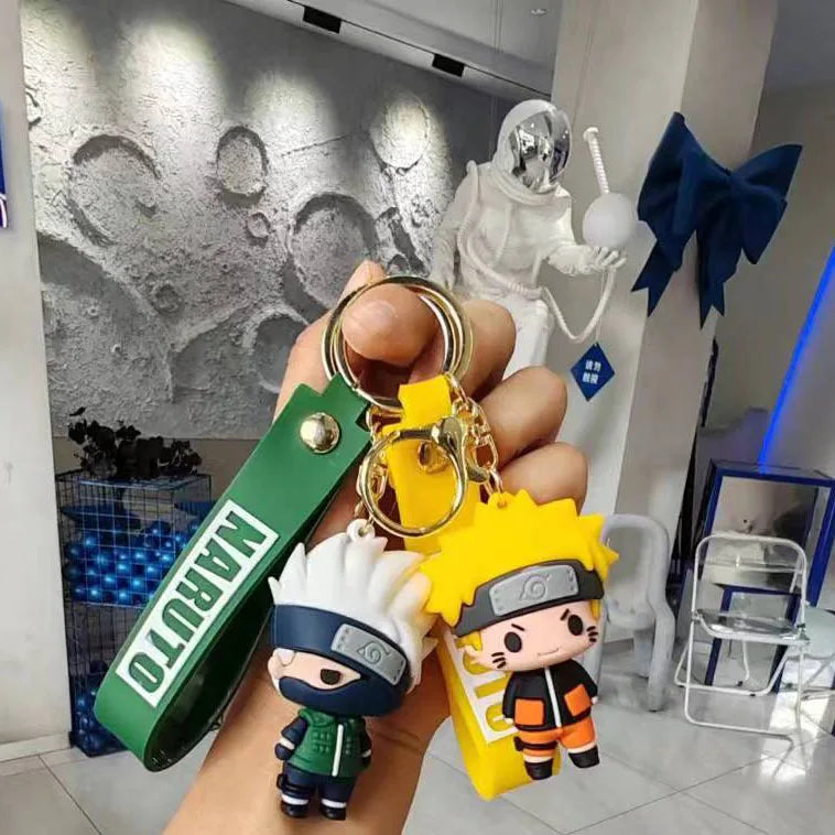 NARUTO Anime PVC Keychain - Character Figures Bag Accessory