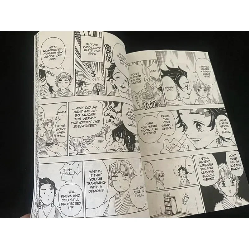 Demon Slayer Kimetsu Volume 04 Yaiba Japan Fantasy Science Mystery Suspense English Version Manga Comic Book