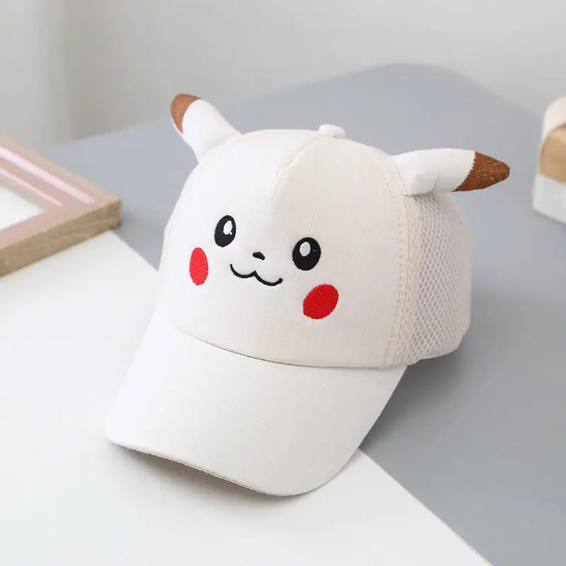 Pokemon Kids Cap with Pikachu Face and Ears