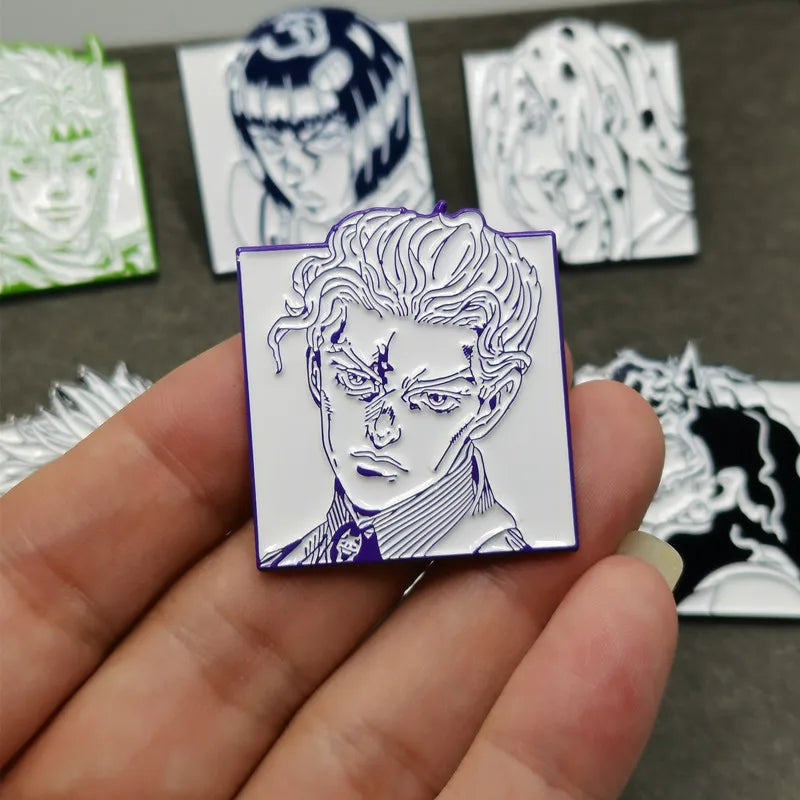 JoJo's Bizarre Adventure Enamel Pin - Metal Badge Brooch Anime Jewelry