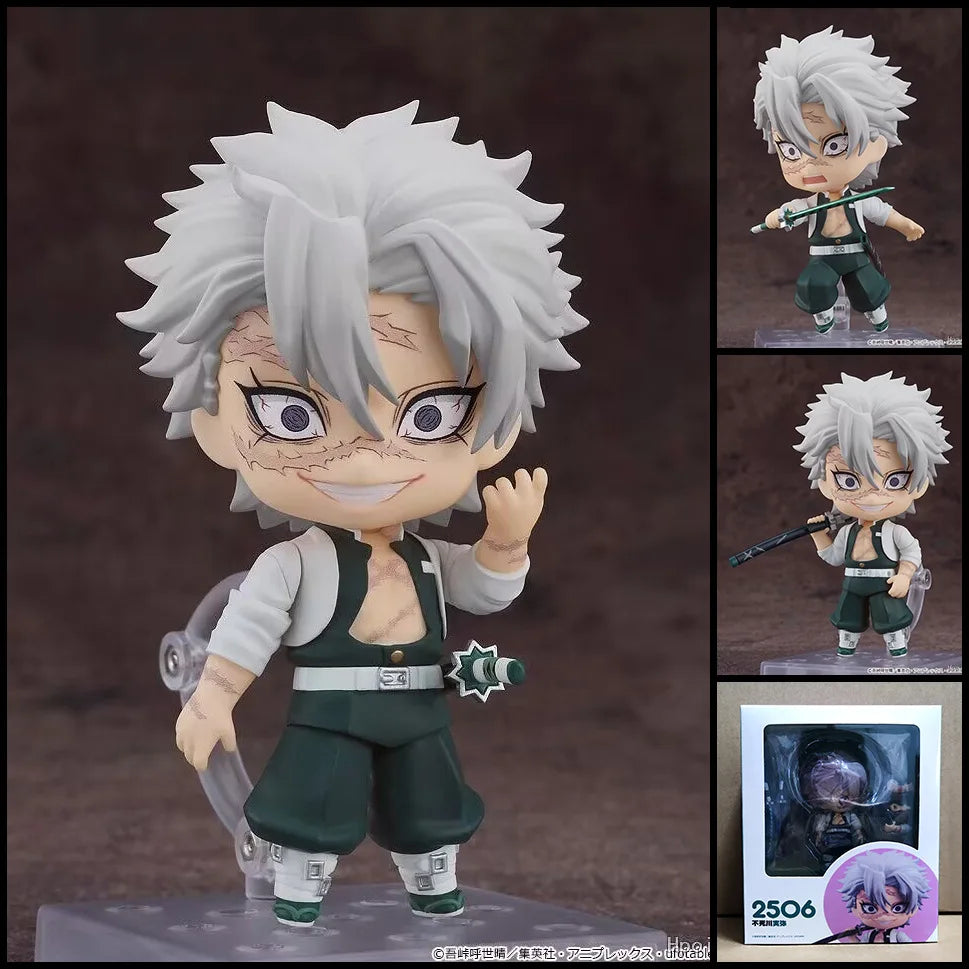 Poseable Figure Anime Collectible: Demon Slayer Nezuko Kamado, Jujutsu Kaisen Gojo Satoru Clay