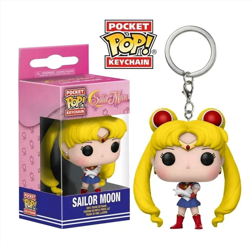Sailor Moon & Sailor Chibi Moon Pocket Keychain Funko Pop