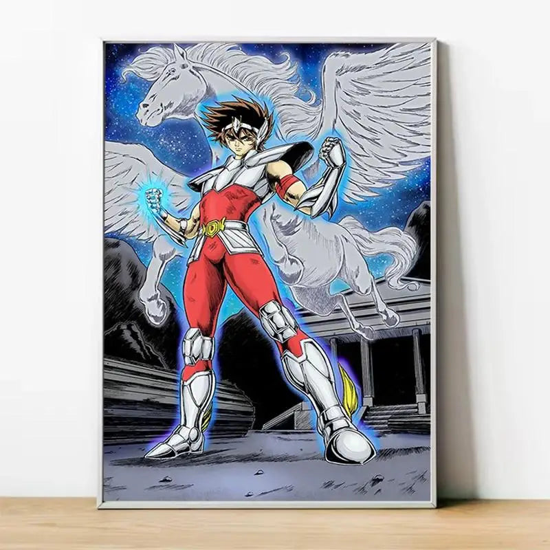 Saint Seiya Gold Saints Anime Canvas Poster  Home  Room Decor Wall Art Painting