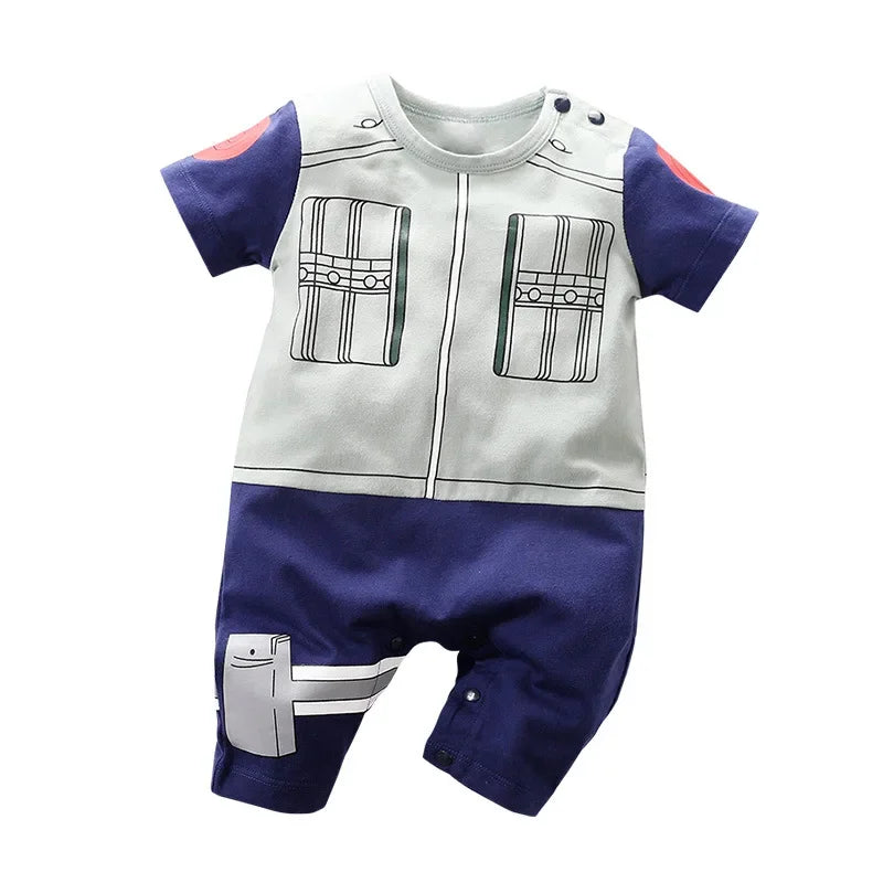 Baby Anime Romper 0-1 yr Breathable Cotton Jumpsuit