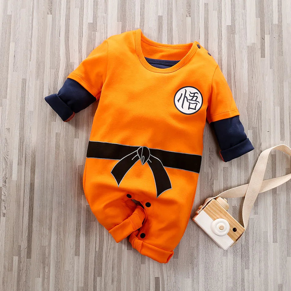 Baby Cotton 0-18 Month Print Anime Clothes