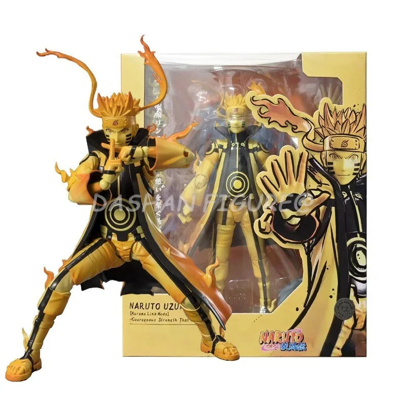 NARUTO Shippuden Uzumaki Naruto Action Figure 16cm - Kurama & Rasengan Model