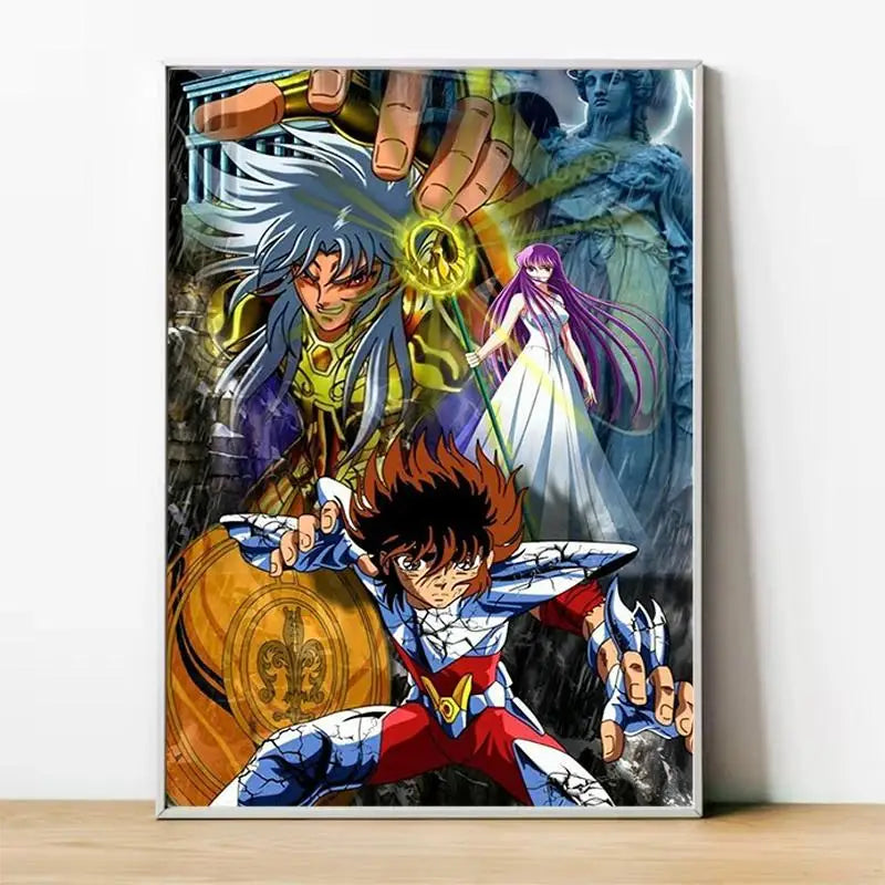 Saint Seiya Gold Saints Anime Canvas Poster  Home  Room Decor Wall Art Painting