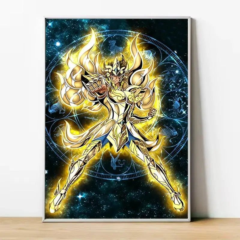 Saint Seiya Gold Saints Anime Canvas Poster  Home  Room Decor Wall Art Painting