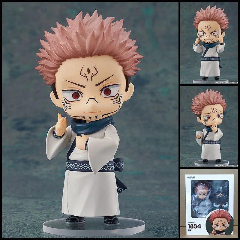 Poseable Figure Anime Collectible: Demon Slayer Nezuko Kamado, Jujutsu Kaisen Gojo Satoru Clay
