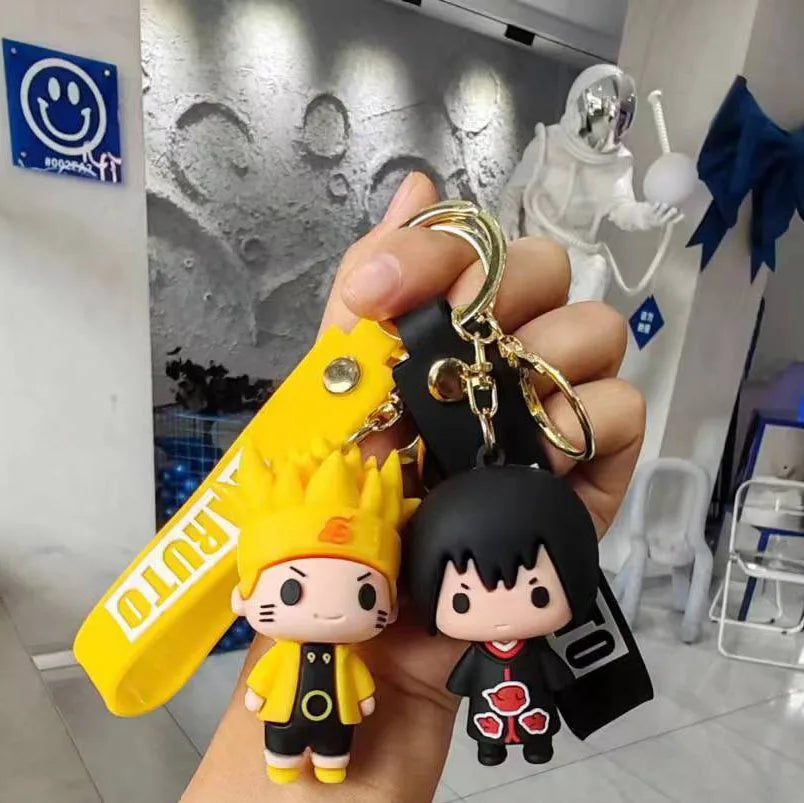 NARUTO Anime PVC Keychain - Character Figures Bag Accessory