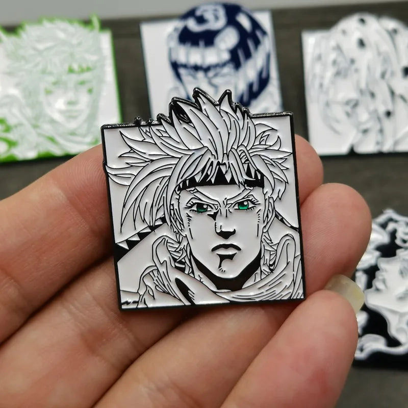 JoJo's Bizarre Adventure Enamel Pin - Metal Badge Brooch Anime Jewelry