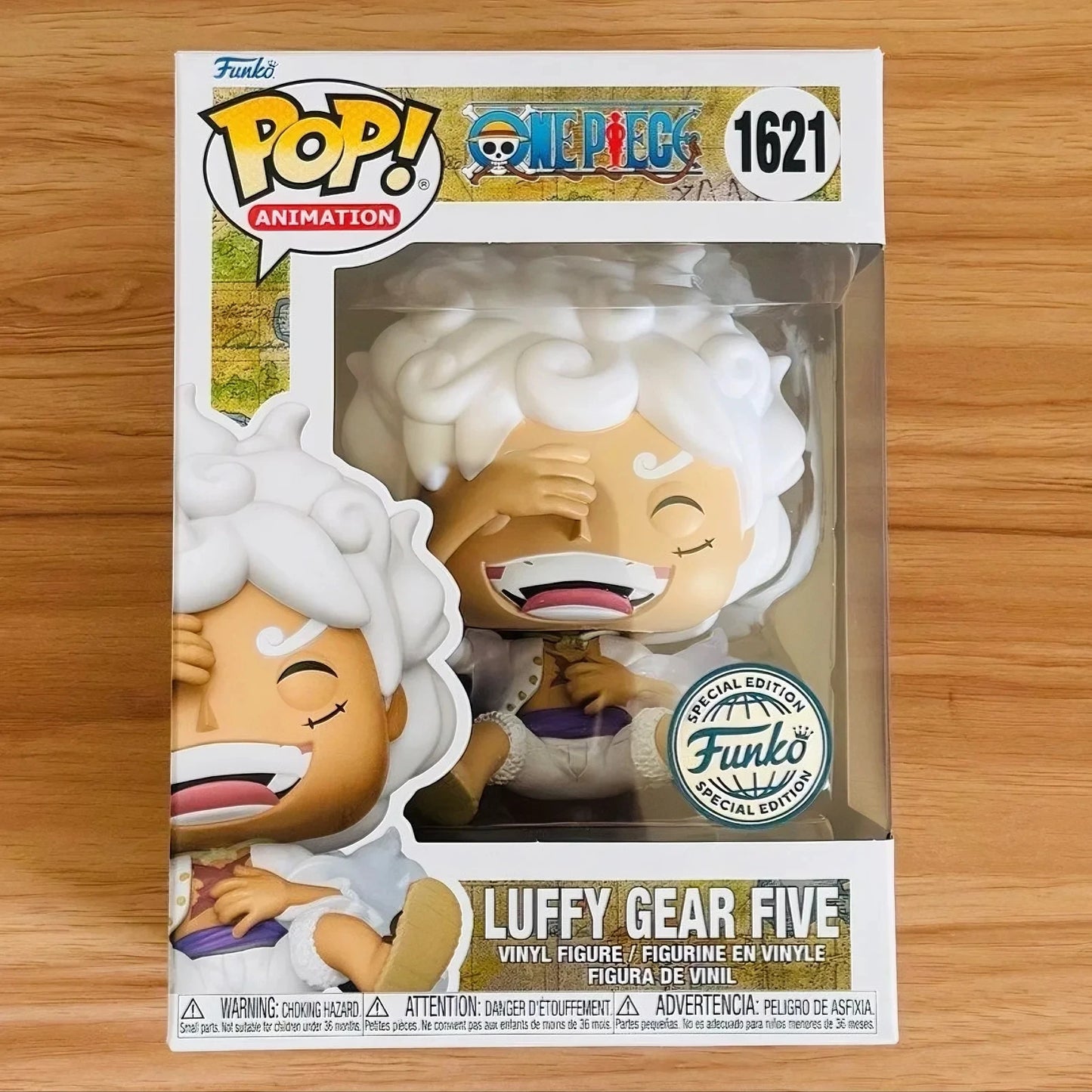 Funko Pop Vinyl Figure Collectible Limited Edition One Piece Figure Luffy Gear Five #1621 (Laughing)