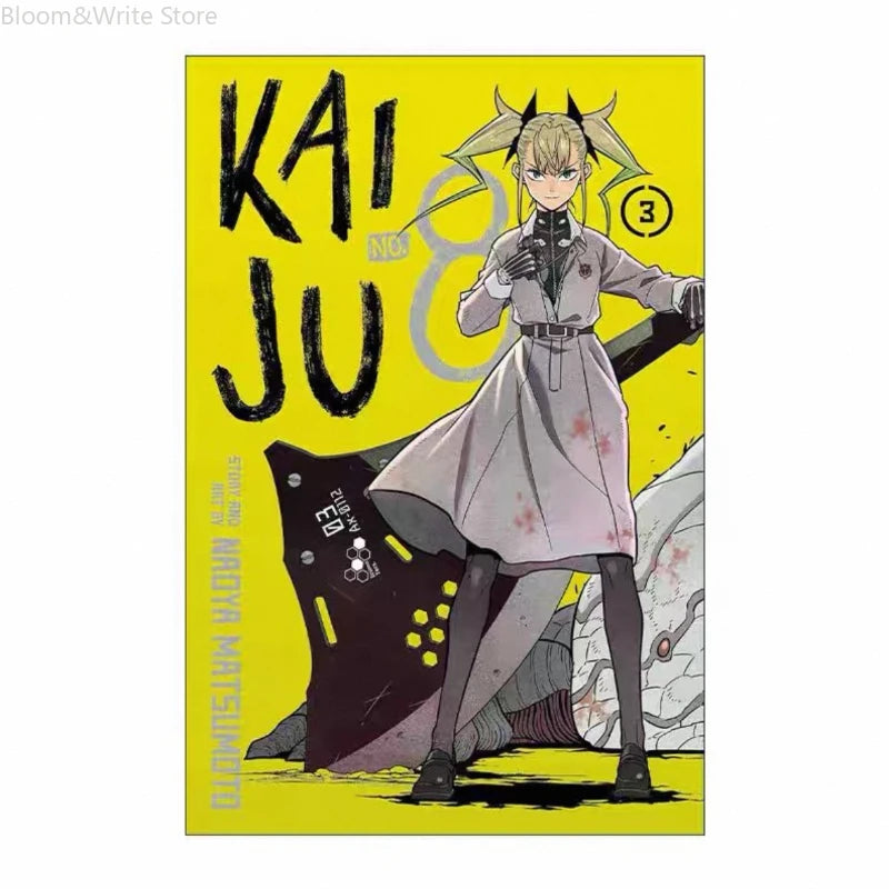 Comics  Kaiju No. 8 | Monster #8 Manga Book Vol 1-12 Kafka Hibino, Reno Ichikawa. Action, Adventure Comic English Version