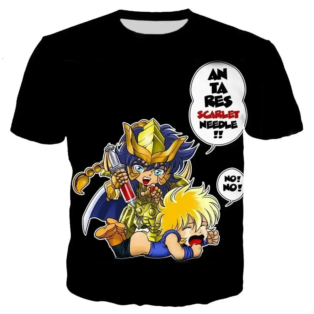 Saint Seiya Men Women Children 3d Print T Shirt
