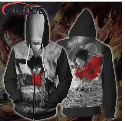 Attack on Titan Anime Cosplay Hoodie - Zipper Jacket Sweatshirt
