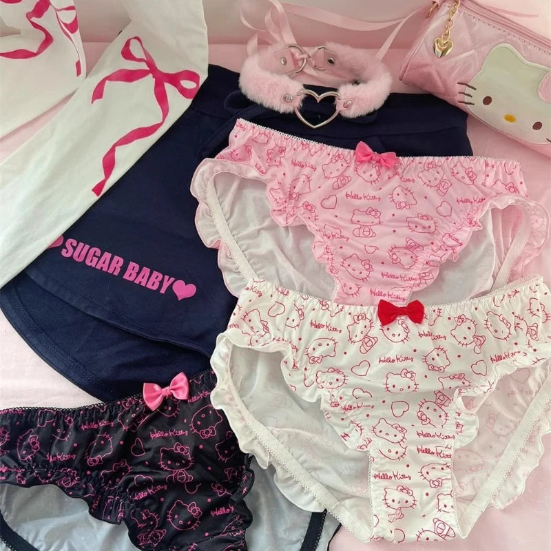 Sanrio Kawaii Cute Pink Hello Kitty Sexy Briefs