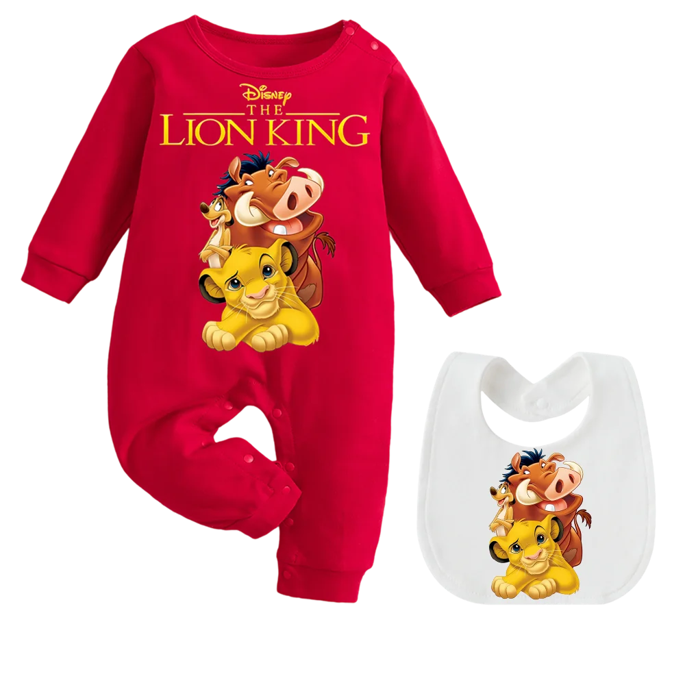 Newborns long-sleeved jumpsuits 0-9M Mickey Mouse Design