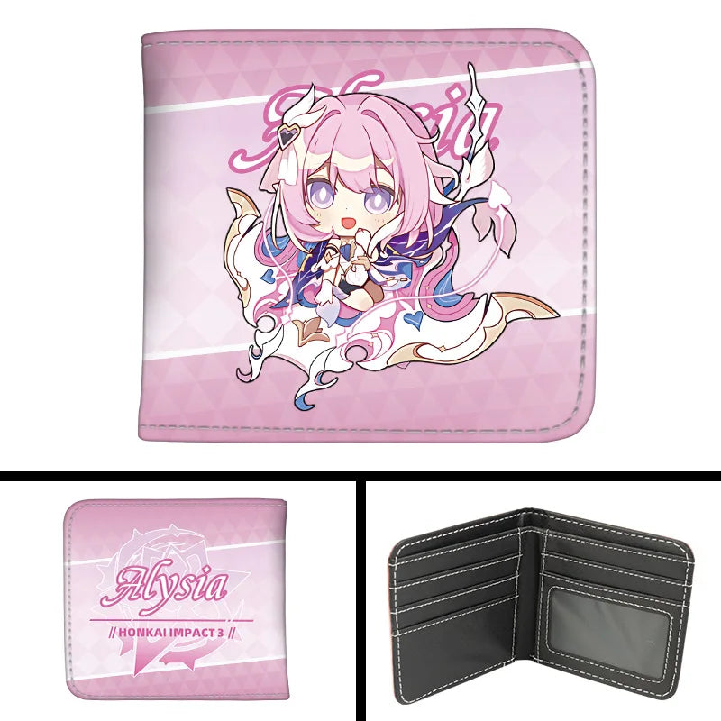 New Kimetsu No Yaiba Fashion Anime Cartoon Wallets Demon Slayer Kamado Nezuko Coin Purses Handbag Casual Card Kids Birthday Gift