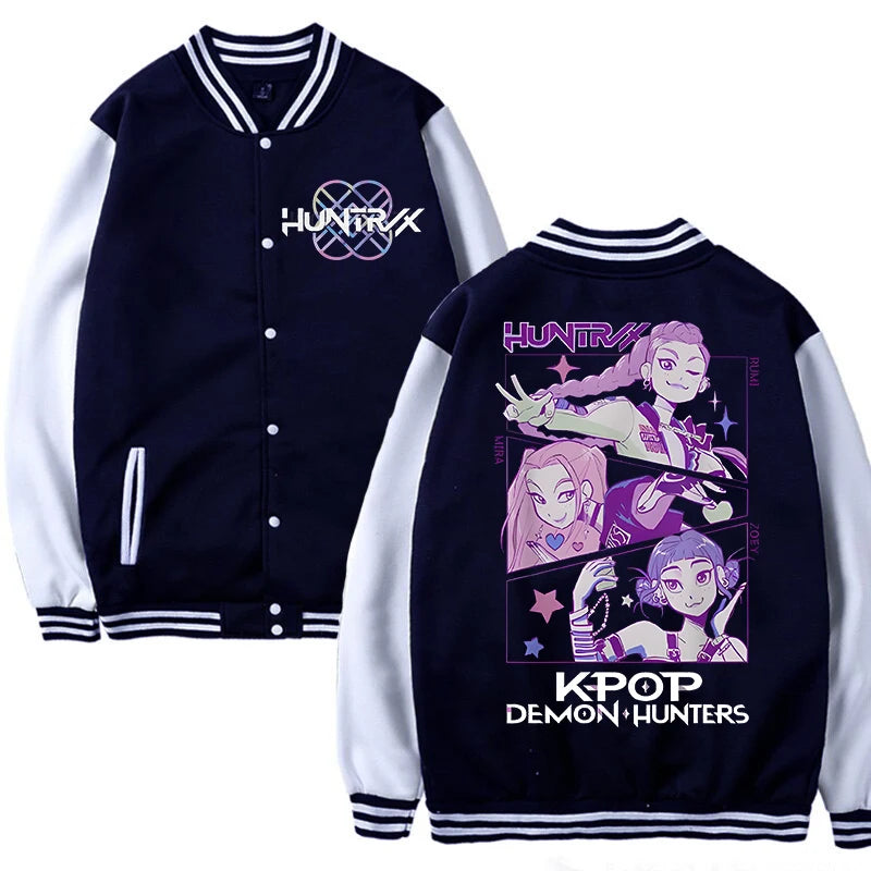 Anime Movie K-Pop Jacket Female/Male Harajuku Fashion Streetwear Baseball Uniform Movie Characters Outdoor Clothes