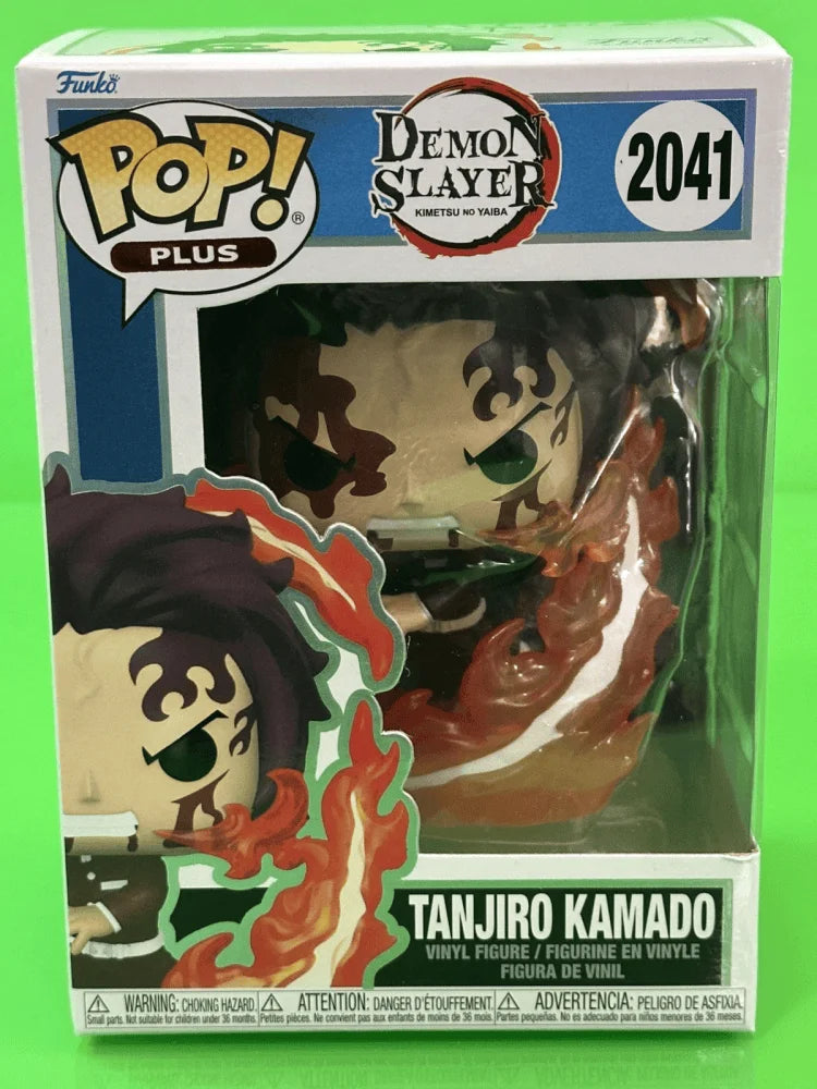 Demon Slayer Tanjiro Kamado (Dancing Fla) #2041 Funko Pop Action Doll 4.6In Vinyl Sculpture Limited Collection Kids Gift Toys