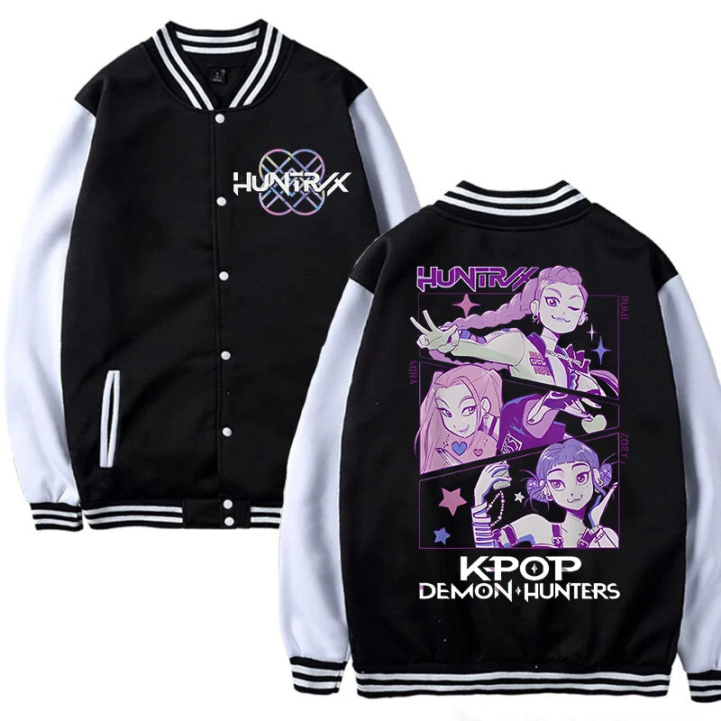 Anime Movie K-Pop Jacket Female/Male Harajuku Fashion Streetwear Baseball Uniform Movie Characters Outdoor Clothes