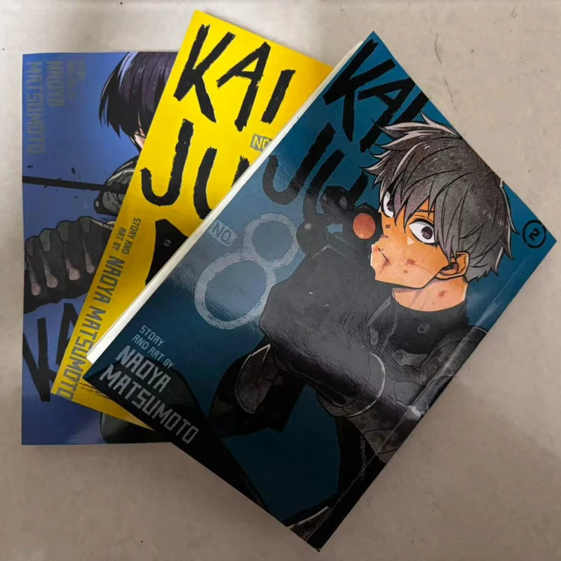 Comics  Kaiju No. 8 | Monster #8 Manga Book Vol 1-12 Kafka Hibino, Reno Ichikawa. Action, Adventure Comic English Version