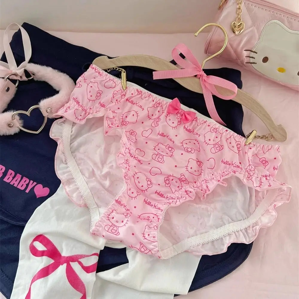 Sanrio Kawaii Cute Pink Hello Kitty Sexy Briefs